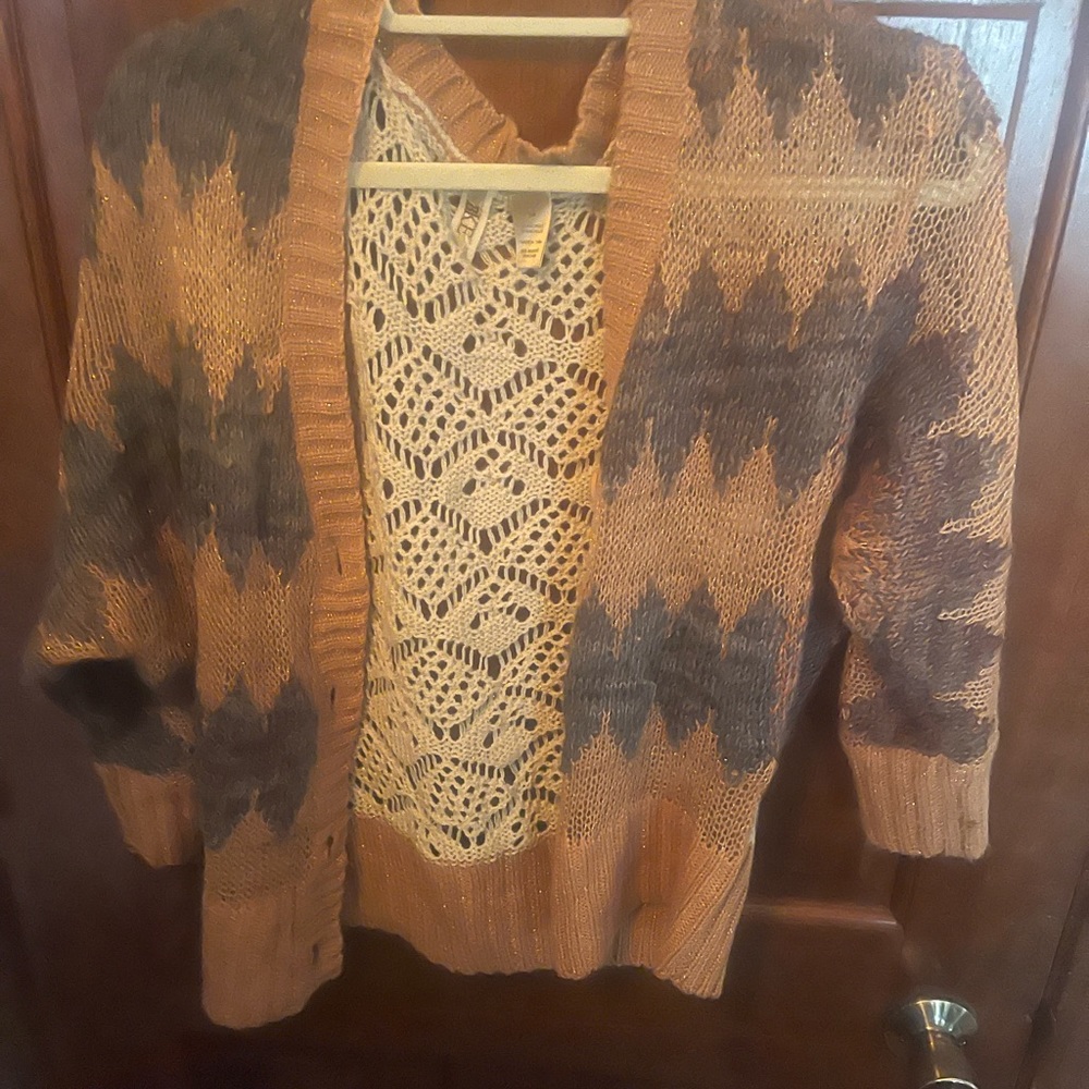 Lacey sweater cardigan